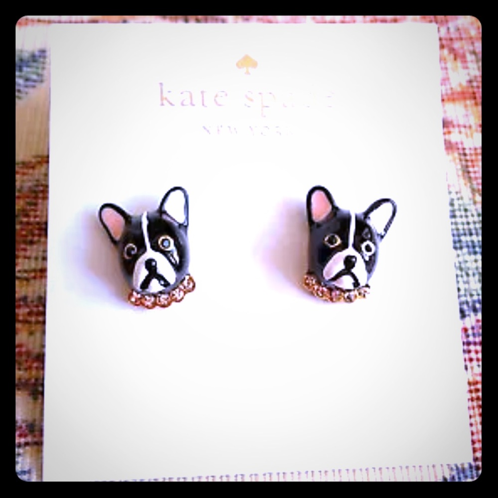 KATE SPADE NY MA CHERI.l ANTOINE DOG STUD EARRING